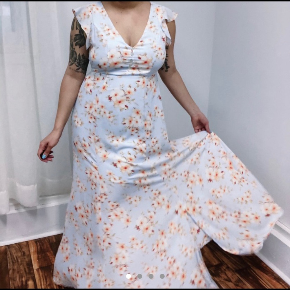 Floral maxi dress